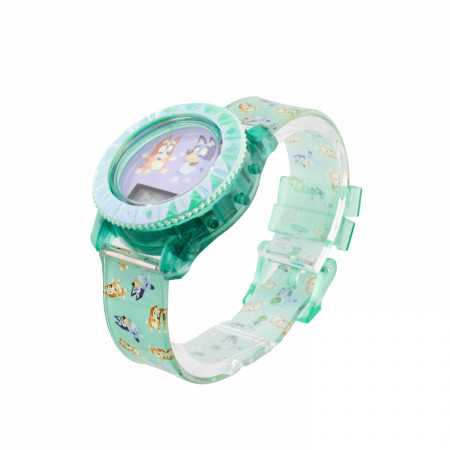 Bluey and Bingo LCD Kid's Watch with Silicone Band